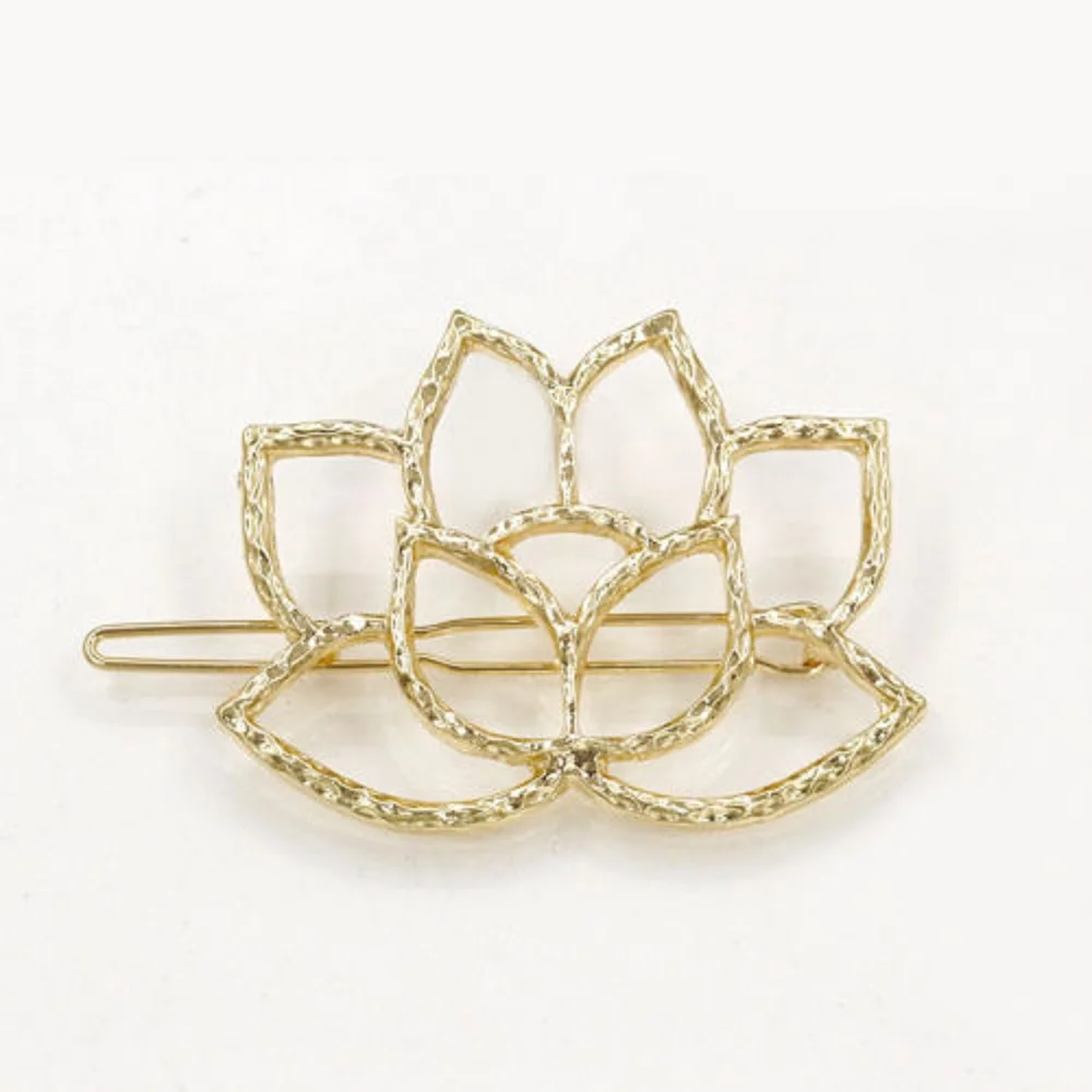 Women's Fashion Hair Accessories Lotus Retro Styling Hairpin Clips Headdress Flower Barrettes Headwear |