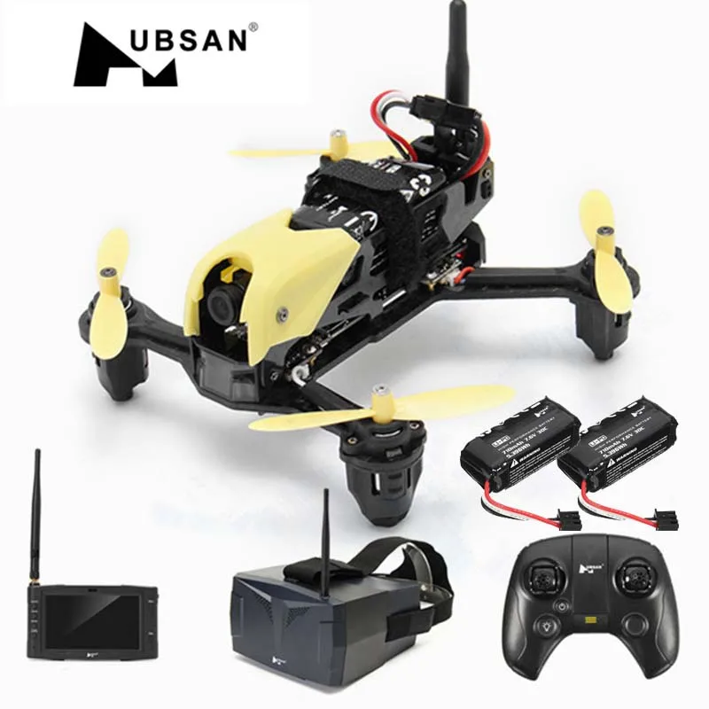 2 Battery Goggles Hubsan H122D X4 5,8G мульти батарея версия FPV 720P камера микро гоночный Радиоуправляемый квадрокоптер камера Дрон очки совместимые Fatshark - Цвет: 2 Battery Goggles