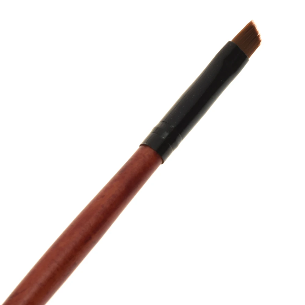 1 шт. из дерева с длинной ручкой кисти для макияжа карандаш подводка глаз кисть