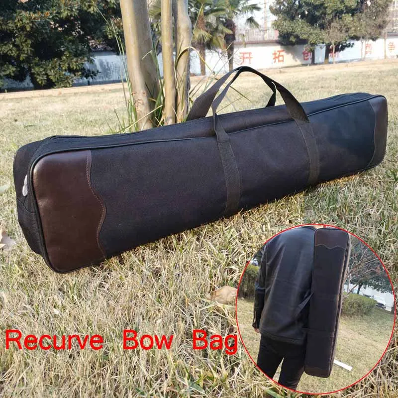Hunting Archery Portable Recurve Bow Bag Easy Carring Bow Backpack Handle Shoulder Bow Protector Shooting Recurve Bow Cover Case