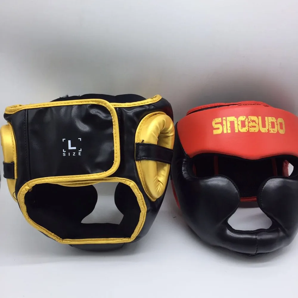SINOBUDO головное снаряжение закрытого типа для MMA бокса защитный шлем головы