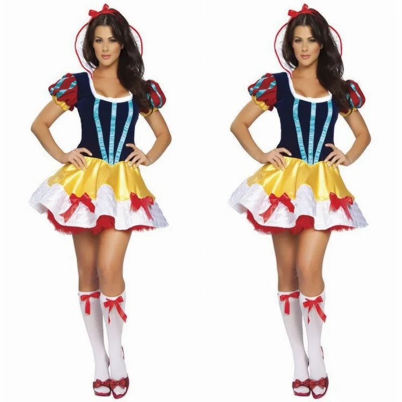 Новый ТВ show костюмы на Хэллоуин для взрослых женщин сексуальное Белоснежка