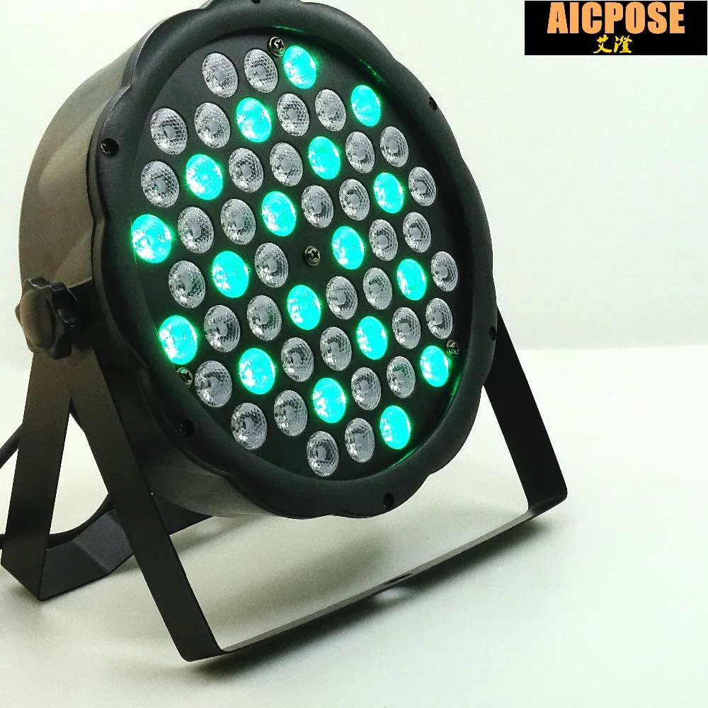 Светодиодные par огни 54x3 Вт DJ Par led 54*3 Вт огни R12, G18, B18, W6 мыть свет диско DMX контроллер эффект для небольшой пати KTV
