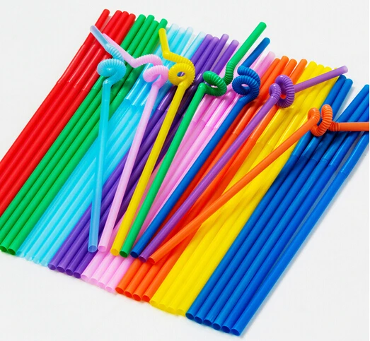 Creative Disposable Milk Tea Straw Kitchen Bar Art Drinking KTV Fruit Juice Free Shipping | Дом и сад