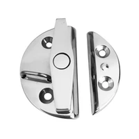 durable boat latch catch 55mm turn twist button round door cabinet hatch stainless steel boat accessories marine silver