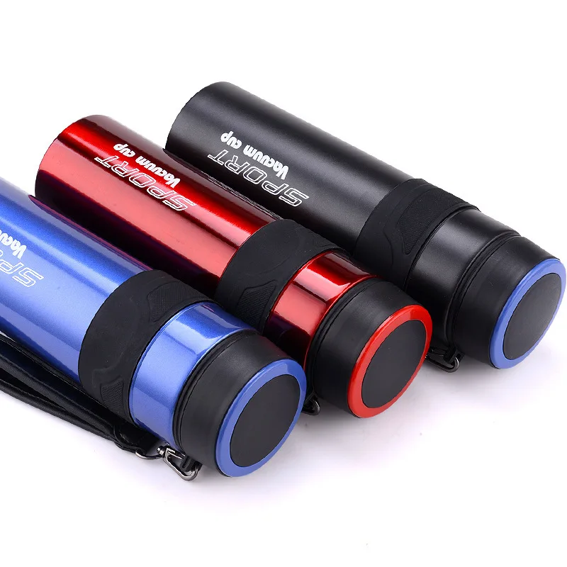 880ml Stainless Steel Thermos Cup with Rope Insulated Tumbler Sport Water Bottle Outdoor Climbing Vacuum Flask | Дом и сад