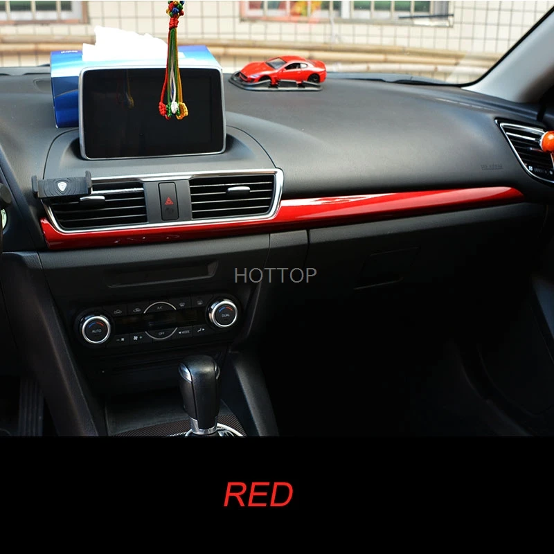 Для Mazda 3 Axela 2014 2016 украшение для центрального управления приборной панелью