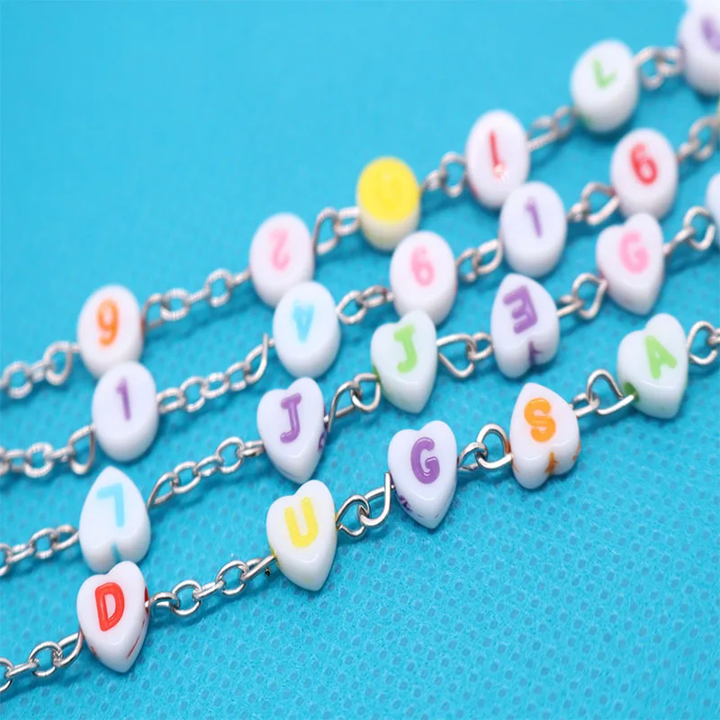 Ожерелье из католического фарфора с белыми влюбленными четками Молитвенное