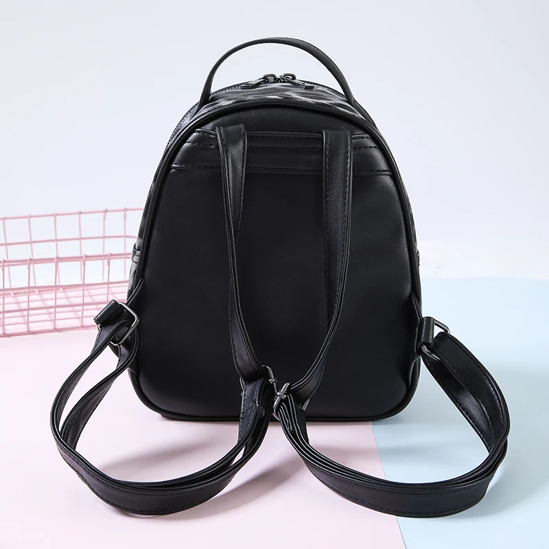 MEDADA 2019 высококачественный Женский рюкзак на молнии из ПУ школьная сумка для