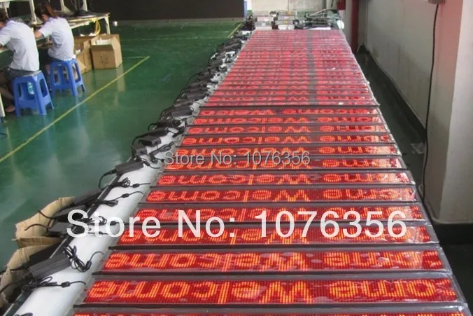 free shipping outdoor single red color led sign with USB port 25*105cm | Электронные компоненты и принадлежности