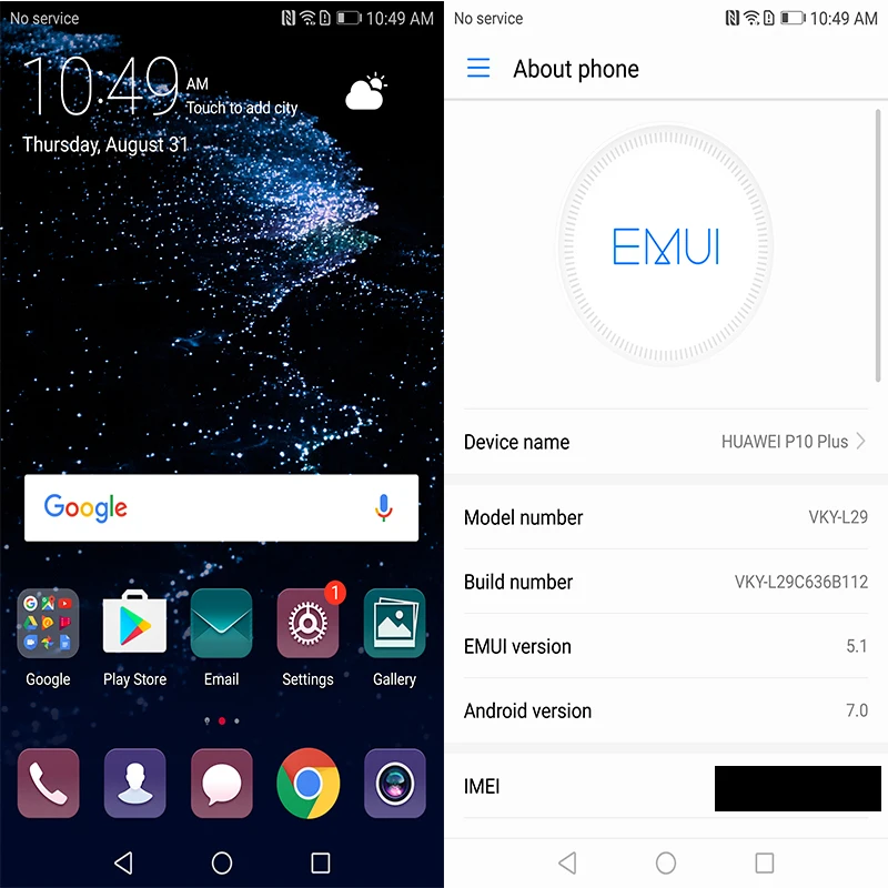 Huawei P10 Plus 5 дюймов Kirin 960 Восьмиядерный мобильный телефон 2560x144 Android 7 0 двойная