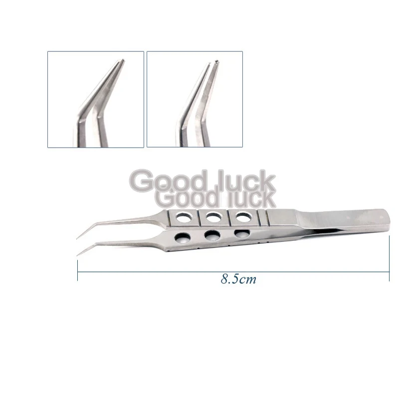 Флюоресцентный пинцет с прямой/гнутой головкой 11 см|Маникюрные ножницы| |