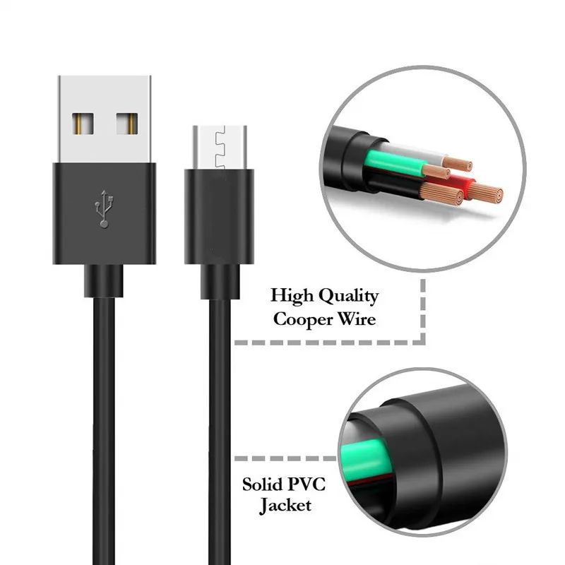 Micro USB зарядный кабель для Samsung Galaxy A3/A5/A7 2016 J3/J5/J7 2017 a6 J4 J6 PLUS зарядное устройство