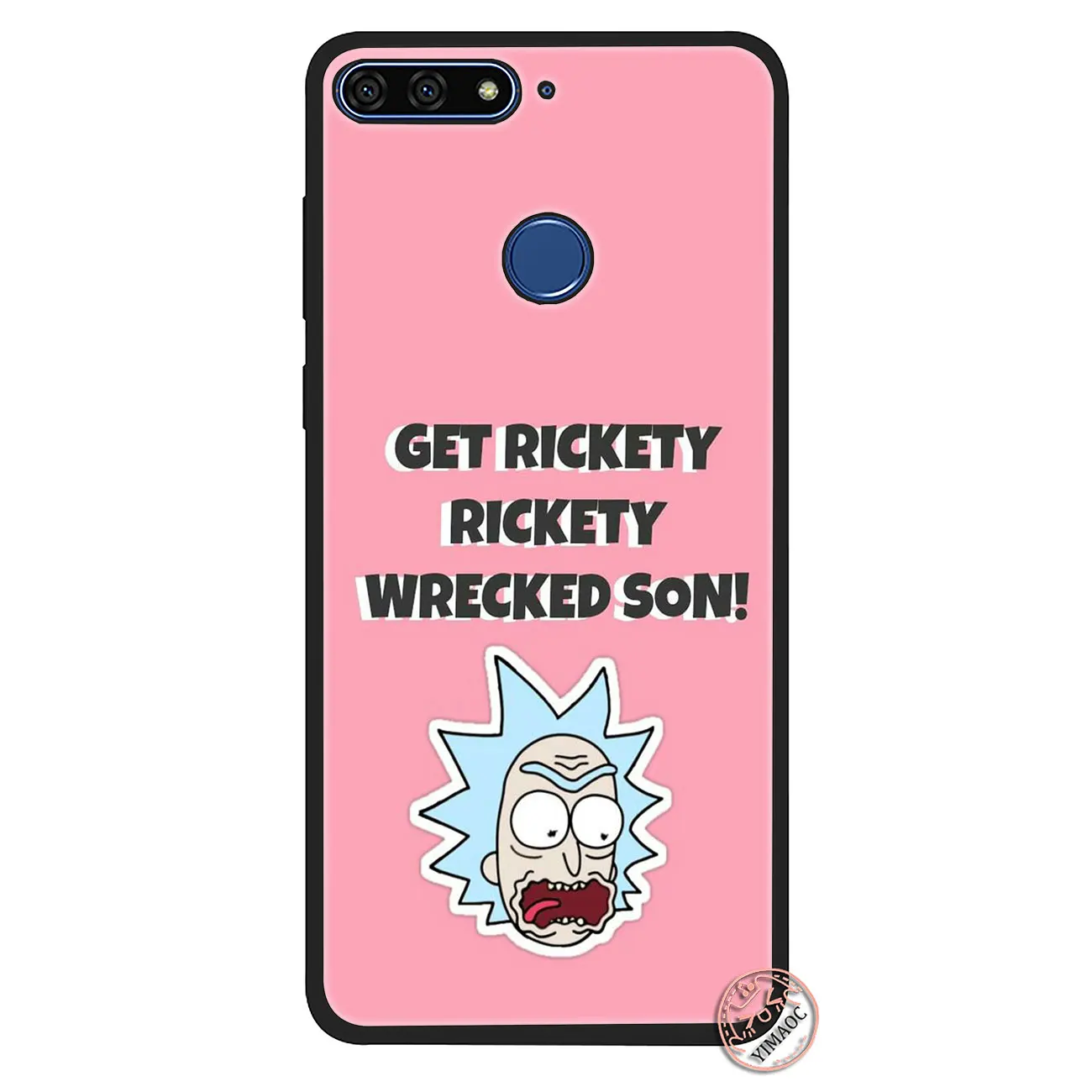 10 YIMAOC Рик и Морти Мягкий силиконовый чехол для телефона для huawei P20 Pro P10 P9 P8 Lite Mini P Smart Z TPU черный чехол - Цвет: 10