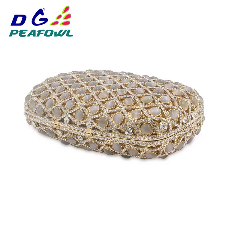 

Gold Diamond Plaid Striped Fashion Women Chain Clutch Evening Bag champagne Luxury Party Prom banquet Purse Ladies Day Clutches