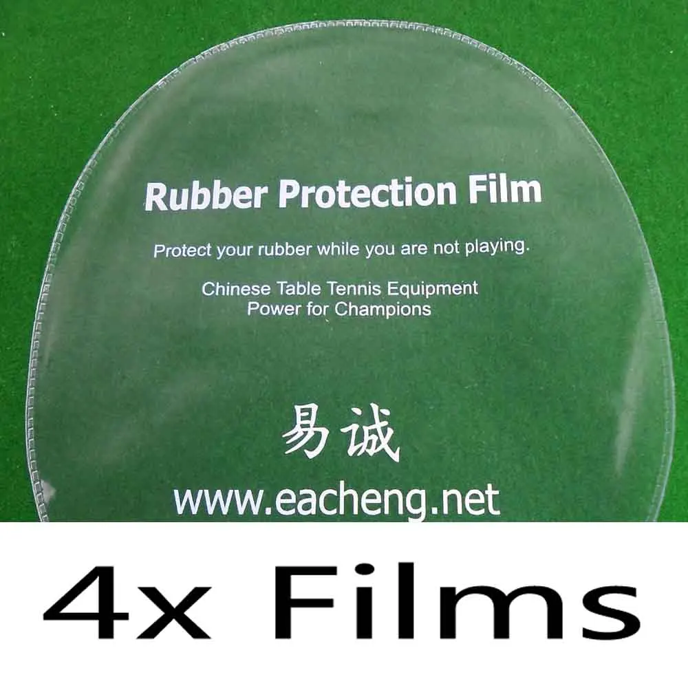 Eacheng Table Tennis Rubber Protection Film for Ping Pong Table Tennis Racket - Цвет: 4x Films