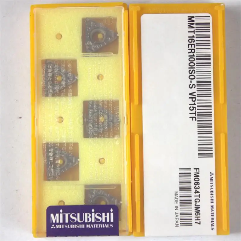 MMT16ER100ISO-S VP15TF карбидные вставки внутренний токарный инструмент Концевая фреза