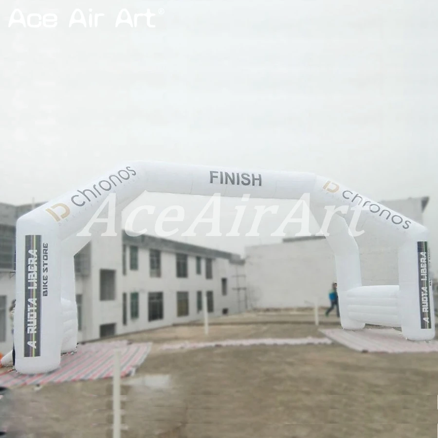 Huge 12 m inflatable start finish line entrance archways car race gate for Auto 4 LEGS free standing | Игрушки и хобби