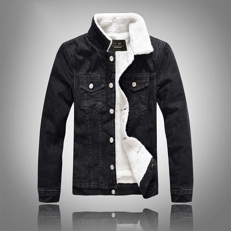

2019 high-grade Jean jackets Men's fashion Jacke warm Waistcoat Cotton Casual Denim top Coat Ripped Slim Fit Male Cowboy clothes