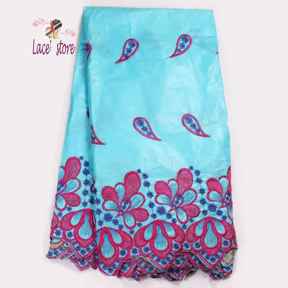 Новое Прибытие партии Ткань Африканская Базен Riche Мода Хлопка Одежды F120 Хороший