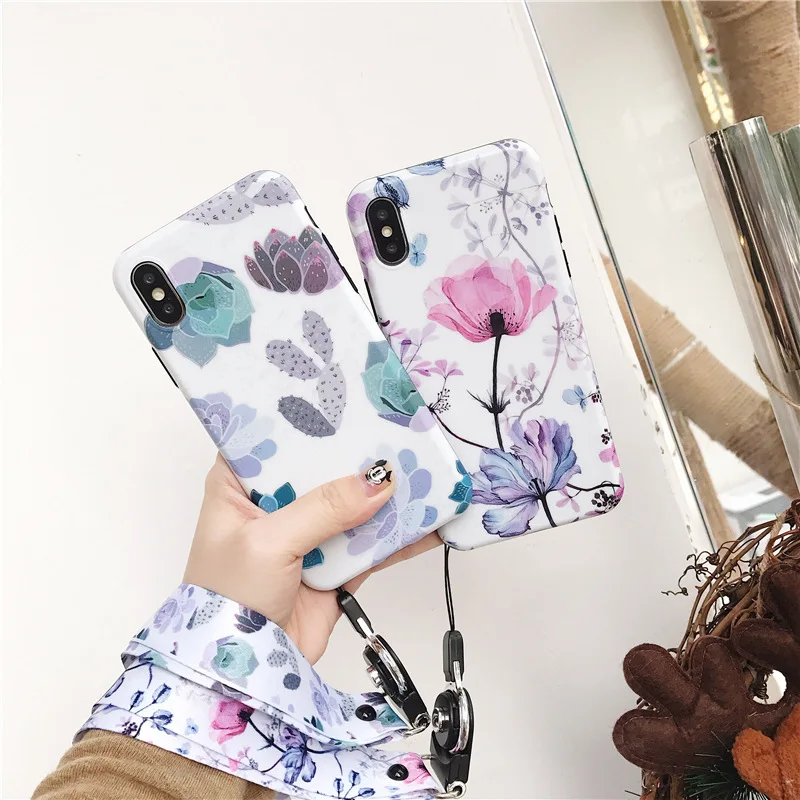 Для iPhone Xs Max X XR XS 7 8 6 S Plus чехол узор шнурок с девушками женский для |