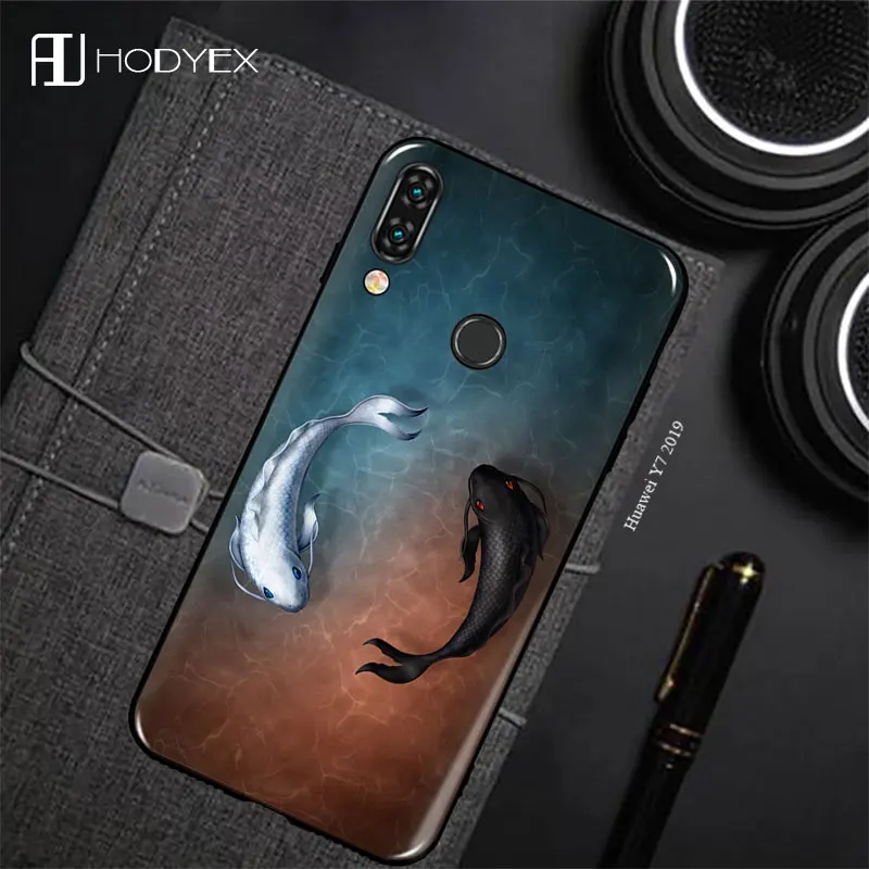 Чехлы для Huawei Y7 2019 чехол телефона печать текстуры древесных волокон чехлы PRO |