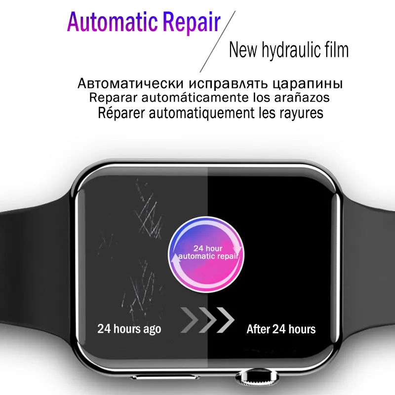 10D Гидрогелевая Защитная пленка для Apple Watch 38 мм 40 мм 44 мм 42 мм полное покрытие Защитная пленка для iWatch серии 4 3 2 1 не стекло