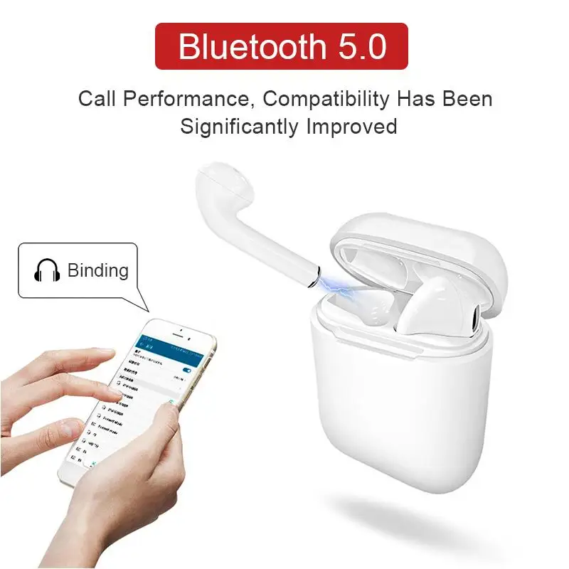 Лидер продаж NAIKU i9s TWS мини беспроводные Bluetooth наушники стерео вкладыши гарнитура