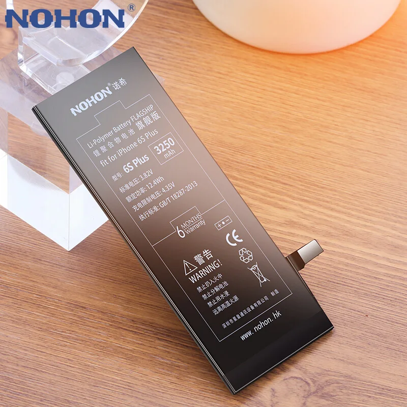 Оригинальный аккумулятор NOHON для iPhone 6S Plus 6splus литий-ионные сменные батареи 3250 мАч