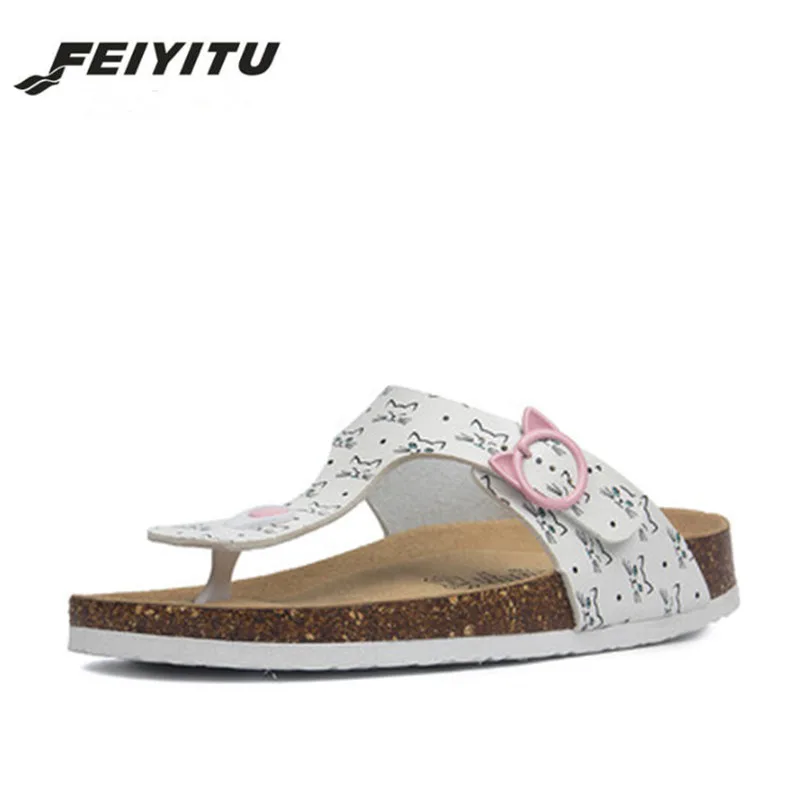 FeiYiTu/Модная пробка тапочки Новинка лета 2019 мужские Разноцветные повседневные