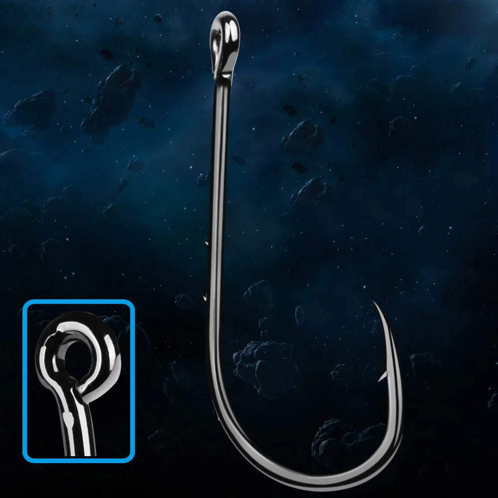 100 шт. 3 зазубренных крючка из углеродистой стали # 6 #1/0 #2/0 #3/0 #|Рыболовные крючки| |