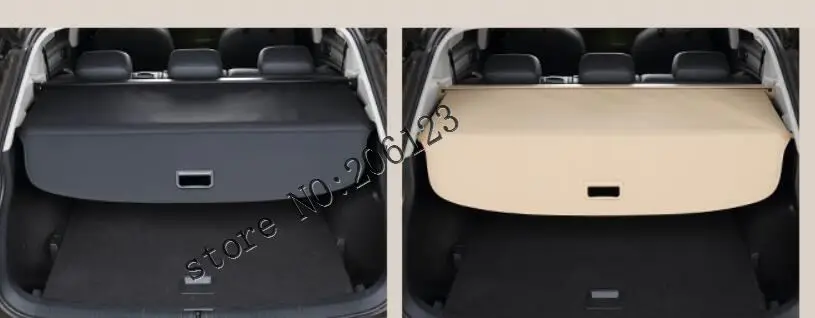 За полкой автомобильный стиль для 2019Tiguan черная крышка багажника материал занавески задние шторы раздвижные прокладки задние стойки