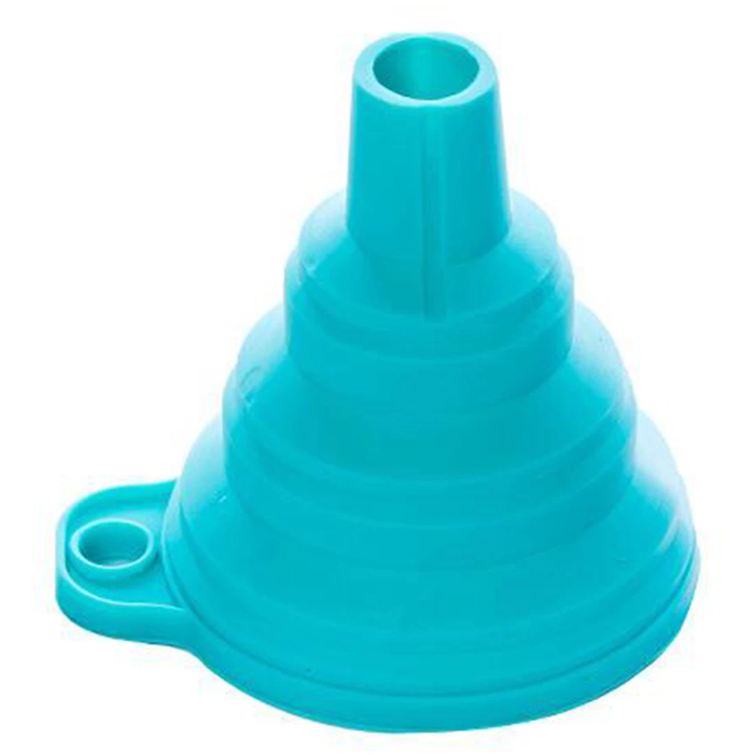 Wholesale Cooking Tools Accessories Silicone Gel Foldable Collapsible Style Funnel Hopper Portable Mini Easy to Use Random Color | Дом и сад