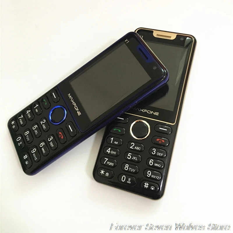 GSM 2G телефон V1 с тремя sim картами для пожилых людей 1800 мАч аккумулятор Поддержка