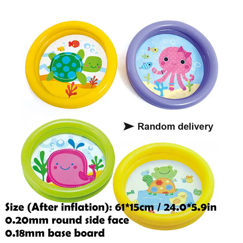 Портативный детский надувной бассейн с мультяшным рисунком Круглый Бассейн для воды летняя Детская уличная