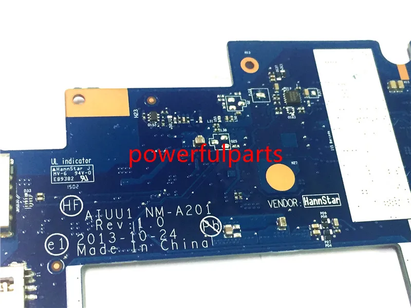 Рабочая для LENOVO 2 11 материнская плата yoga AIUUI NM-A201 cpu SR1YW хорошо работает | Компьютеры
