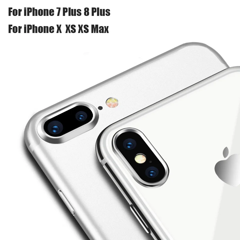 JONSNOW защитное кольцо для объектива камеры для iPhone 7 8 Plus 6S 6P X XR XS Max металлическое защитное кольцо для объектива камеры