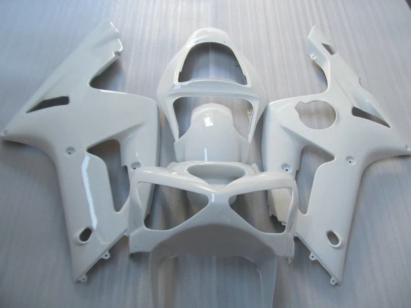 

Injection mold free 7 gifts fairing kit for Kawasaki Ninja ZX6R 03 04 white fairings set ZX6R 2003 2004 OT29