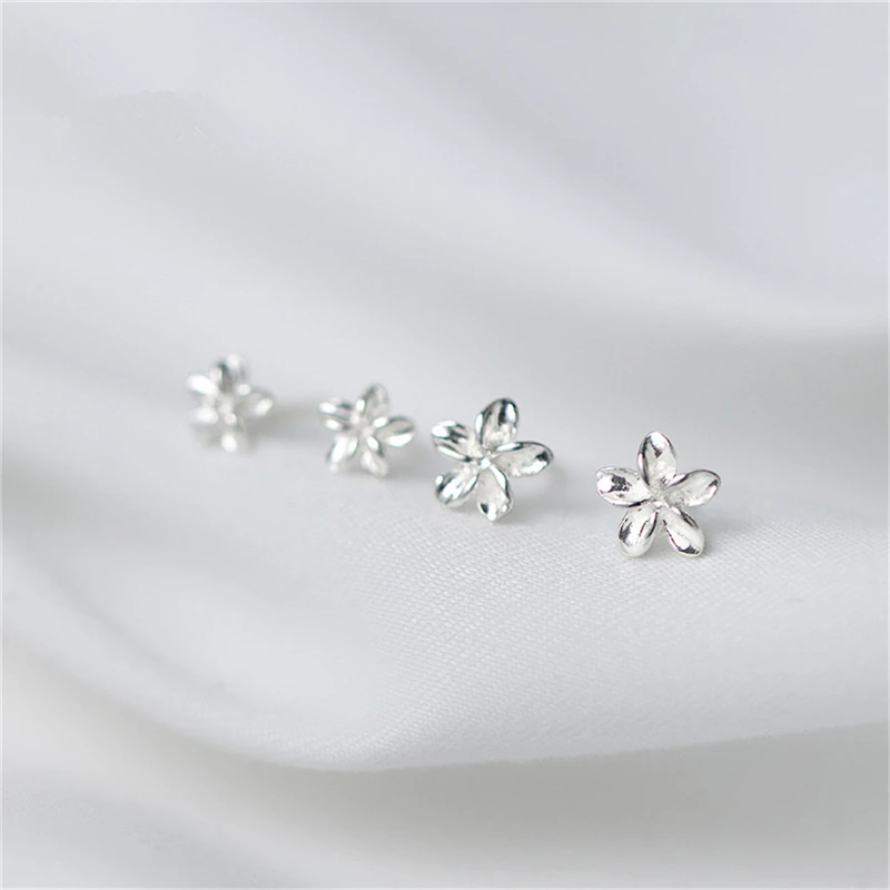 Женские серьги гвоздики с цветком ROXI модные милые миниатюрные сережки из