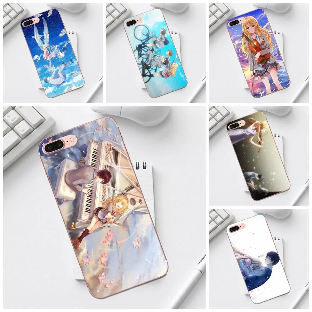 Мягкий кремнезем каваи ваша лежа в апреле обои для iPhone 4 4S 5 5C SE 6 6S 7 8 Plus X XS Max XR Galaxy A3