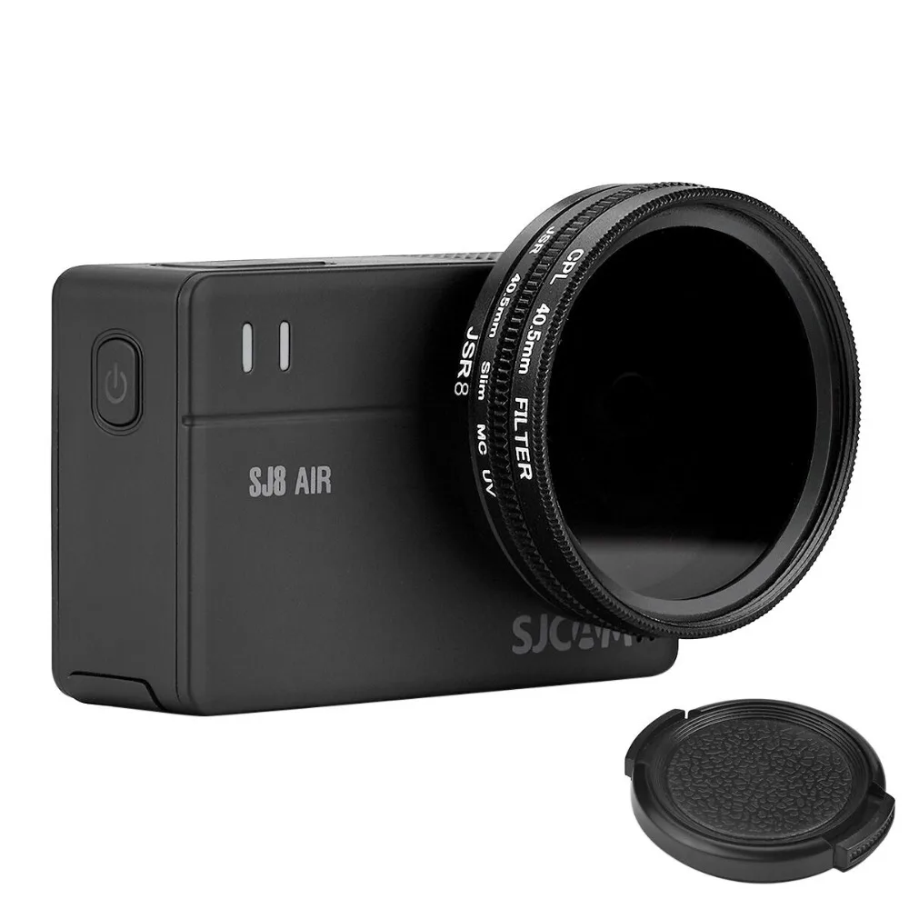 HD Тонкий SJCAM аксессуары 40,5 мм CPL фильтр+ Slin UV фильтр+ крышка объектива для SJ6 Legend/SJ7 Star/SJ8 pro Air PLUS объектив экшн-камеры