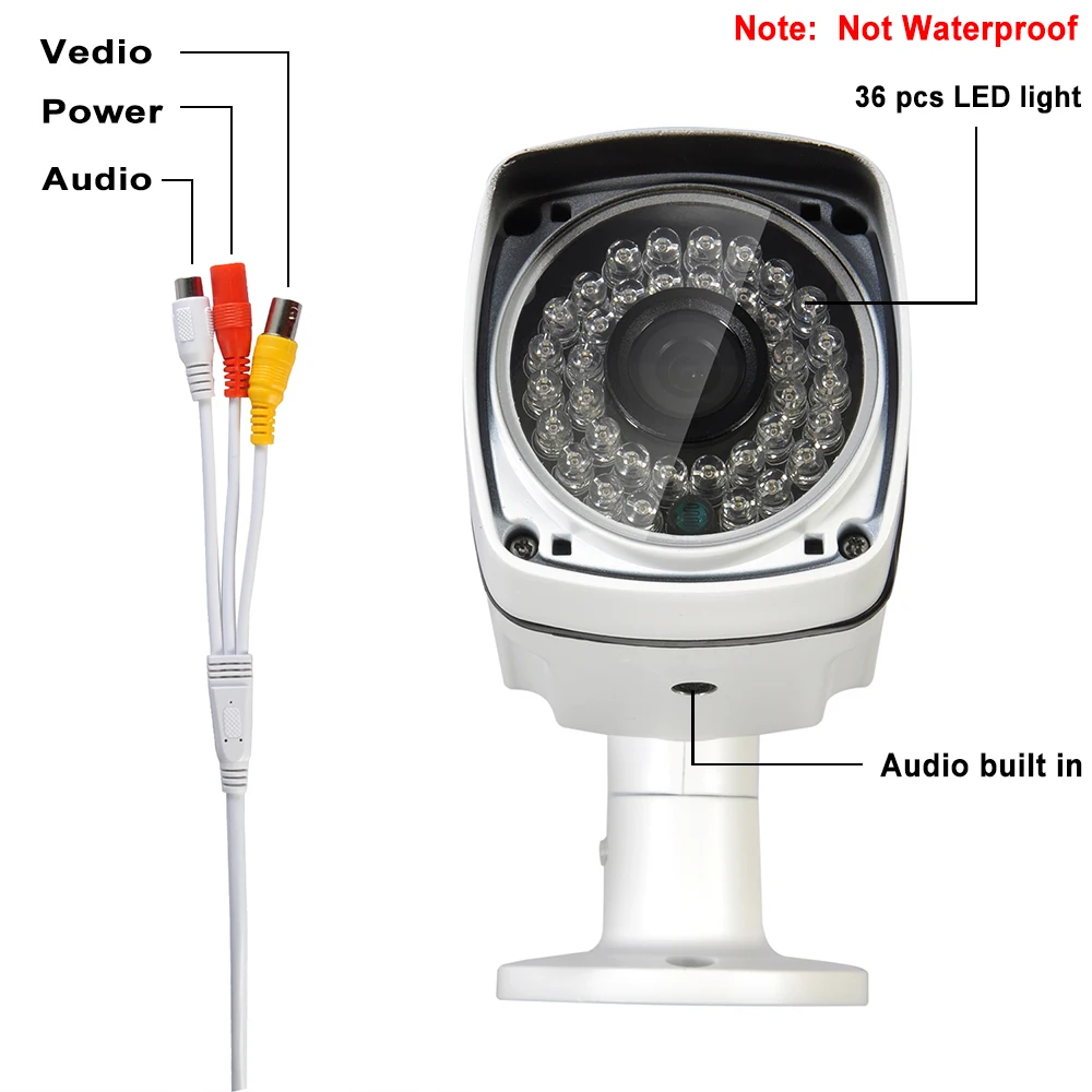 Eyedea 4CH 1080N HDMI DVR 5500TVL 1080 P HD Крытый Аудио CCTV камеры безопасности системы 4 канала