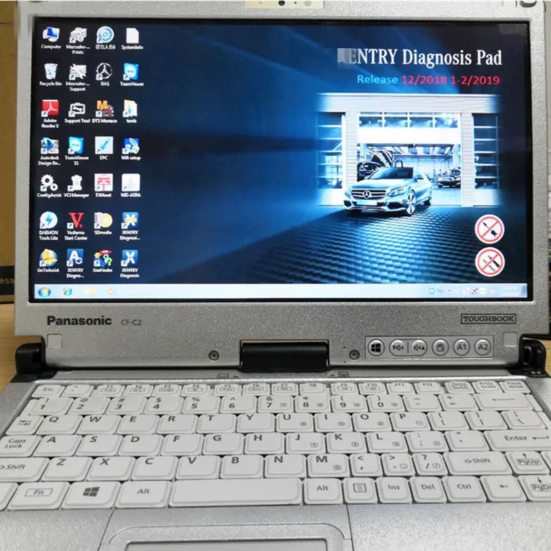 CF-C2 CF C2 i5 4 Гб 360 ГБ SSD с полным программным обеспечением V2019.09 MB Star C6 MB Диагностика VCI SD Подключение C6 OEM DOIP Диагностика VCI