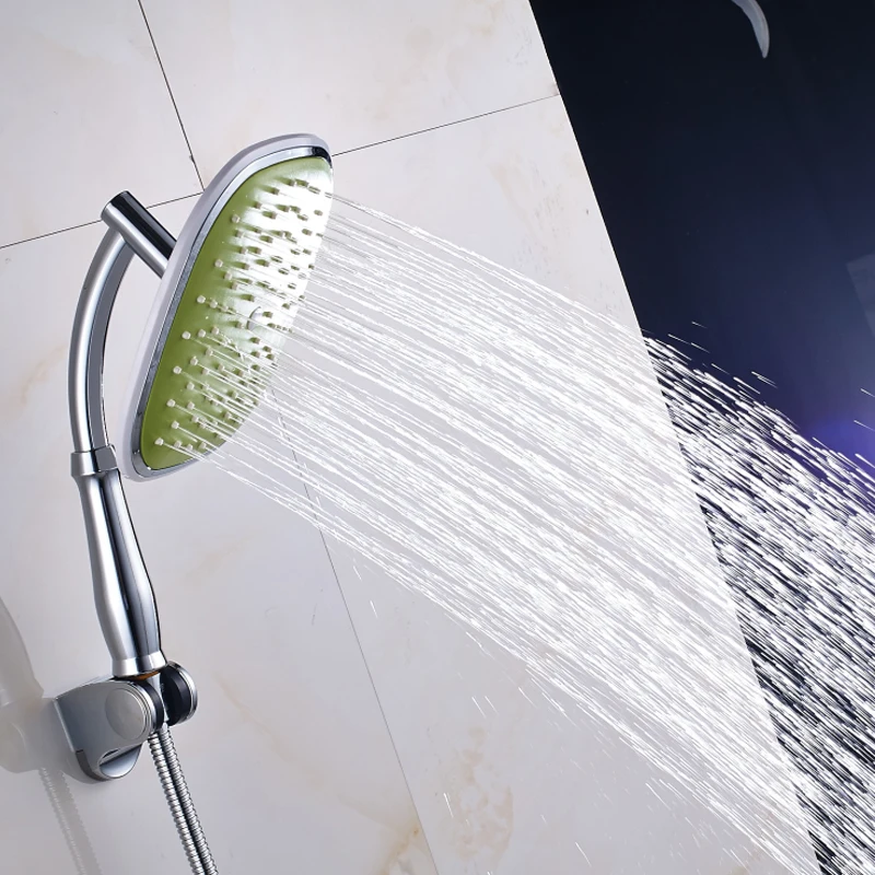 8 ''квадратная ABS пластиковая душевая головка ручной душ матовый никелевый