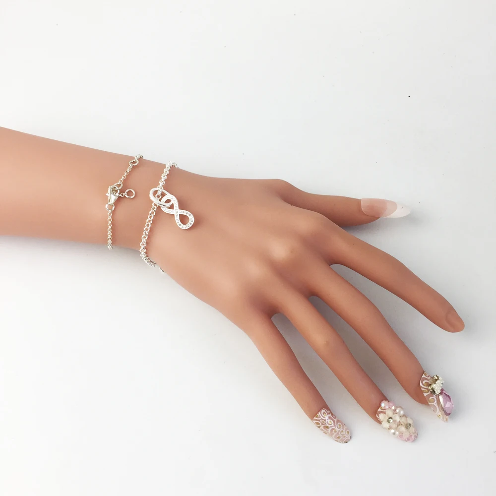 Подвеска бесконечная вечность любовь Узелок круги модные ювелирные изделия из