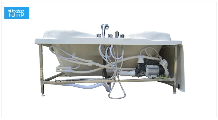 Двухместная угловая гидро джакузи массажная ванна M-2005 | Обустройство дома