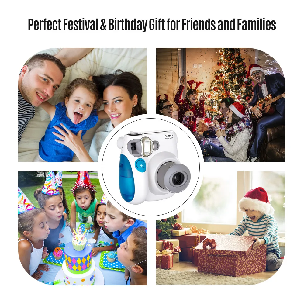 Fujifilm Instax камера Mini7s мгновенная камера пленка камера+ 20 50 листов Fujifilm Instax Mini пленка mini 8 mini 9 Mini7s пленка подарок