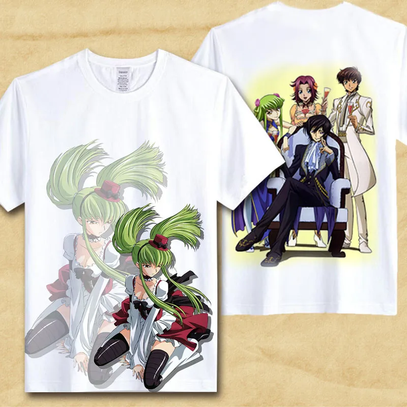 Футболка с надписью Code Geass Lelouch of the Rebellion Lamperouge забавная крутая футболка аниме