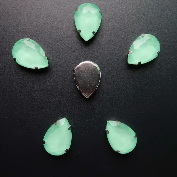 A8 Peridot Серебряные когти настройки 7x10 10x14 13x18 мм желе конфеты и AB цвета стекло кристалл капли пришить стразы свадебное платье diy отделка - Цвет: A8 Peridot