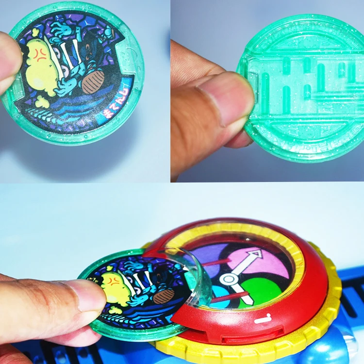Новый DX Yokai Watch Японии аниме освещение Звук часы медаль детские подарки (смотреть